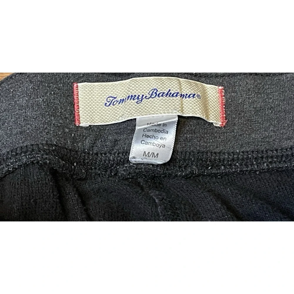 Tommy Bahama Pants Mens Medium Gray Jersey Pajama Sleepwear Lounge Drawstring